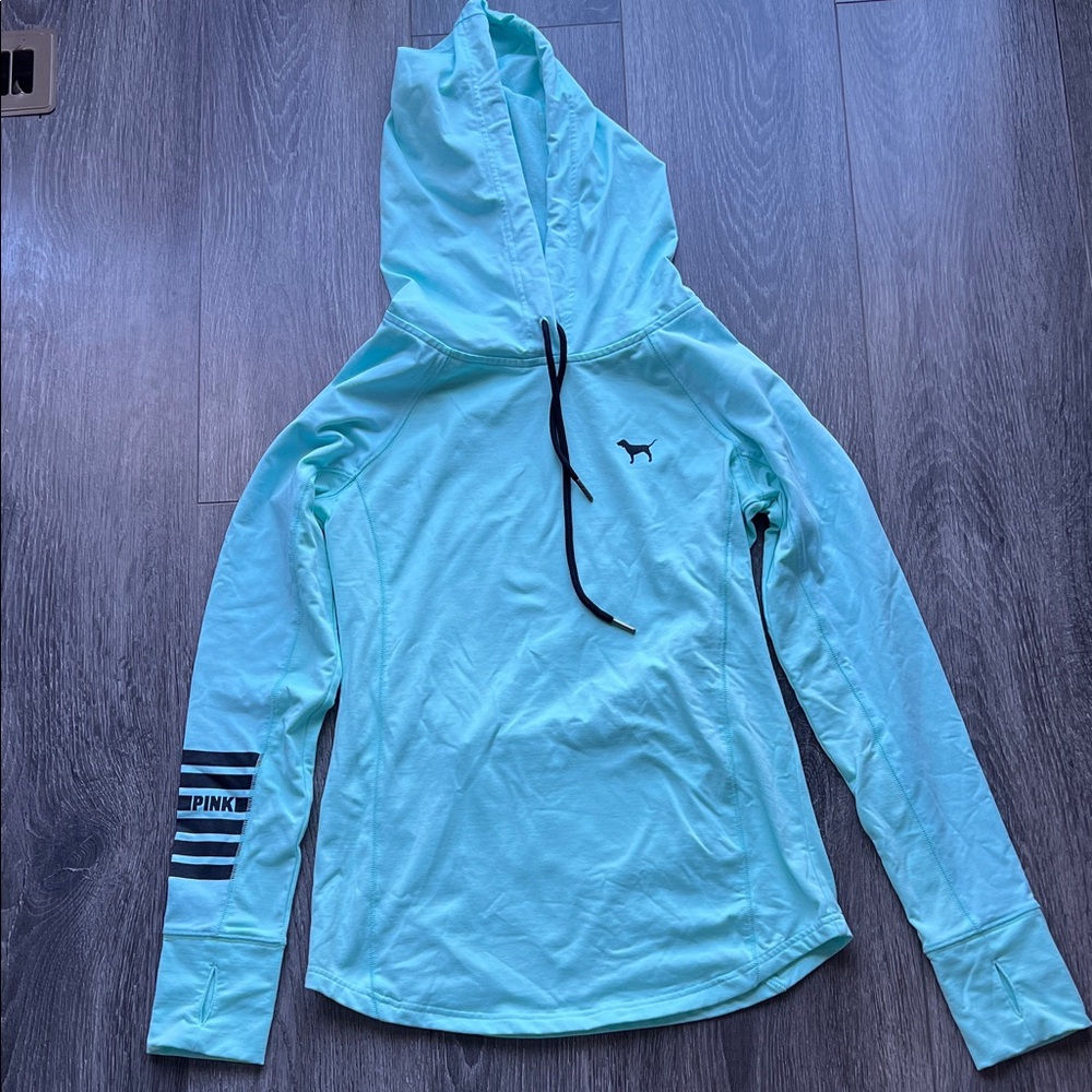 PINK Victoria's Secret Light Blue Hoodie